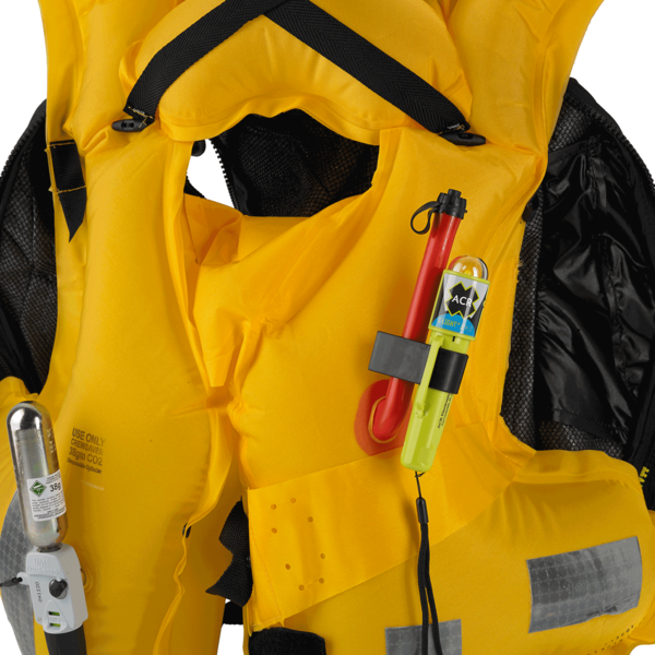 USCG water-activated LED Life Jacket Emergency Signal w//Clip Needs AA Batteries Card ACR C-Strobe H2O SOLAS